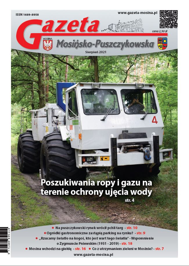 Gazeta Mosińsko-Puszczykowska wydanie sierpień 2021