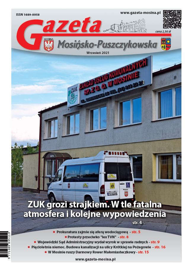 Gazeta Mosińsko-Puszczykowska wydanie wrzesień 2021