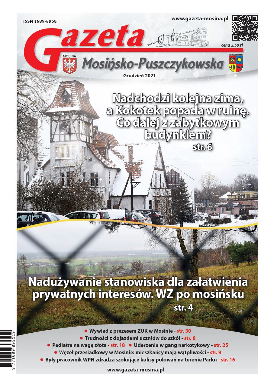 Gazeta Mosińsko-Puszczykowska wydanie Grudzień 2021