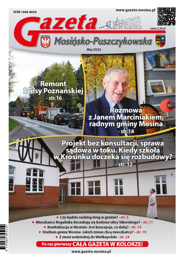 Gazeta Mosińsko-Puszczykowska - wydanie elektroniczne Maj 2022