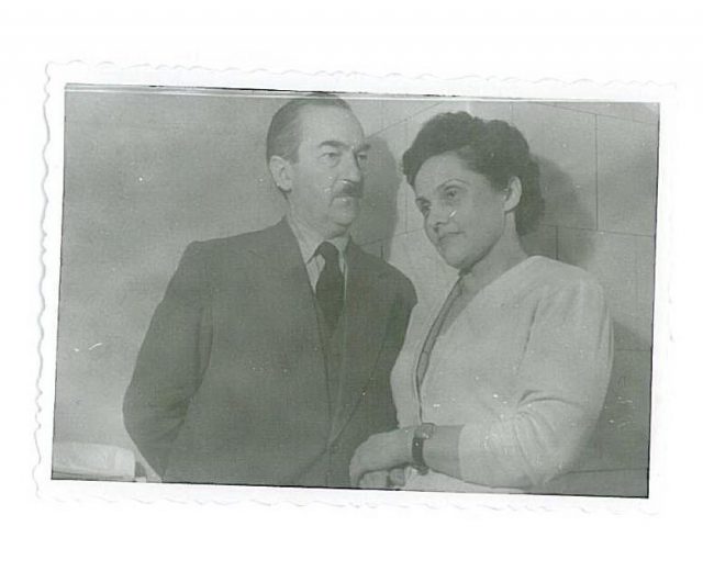 Dr W. Murkowski i lekarz stomatolog Janina Murkowska