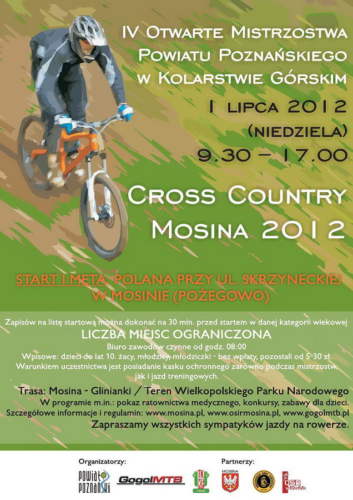 Cross Country – Mosina 2012 - plakat z wydarzenia