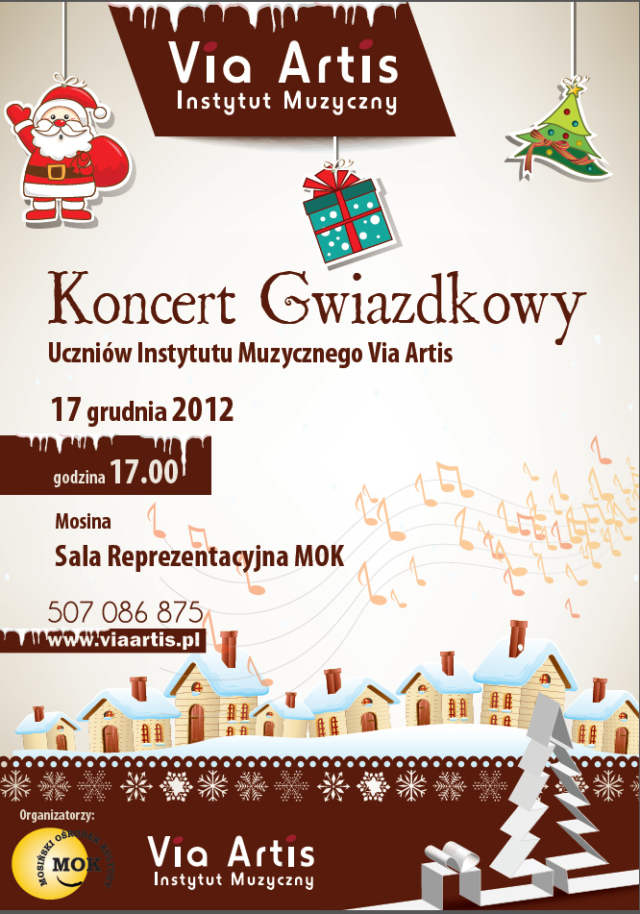 Koncert Gwiazdkowy - plakat