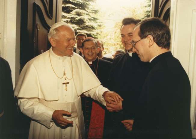 Jan Paweł II w rezydencji Prymasa Polski, Józefa Glempa