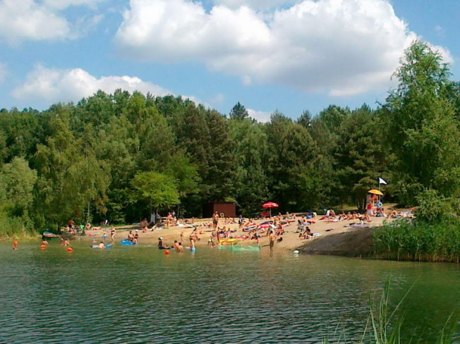 Kąpielisko na Gliniankach w Mosinie - jezioro Mosina
