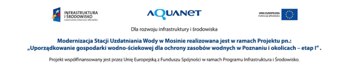 Aquanet stacja uzdatniania ue