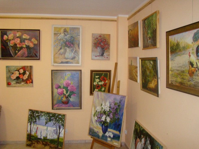 galeria lokalnych twórców - wystawa obrazów