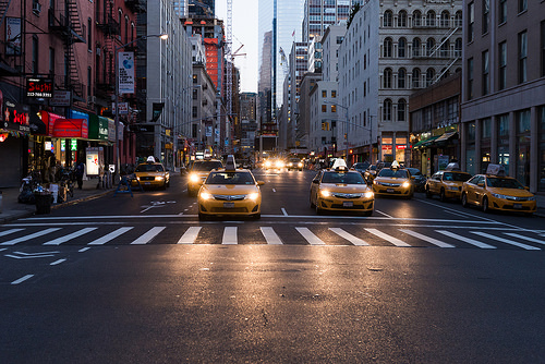 taxi w Nowym Jorku
