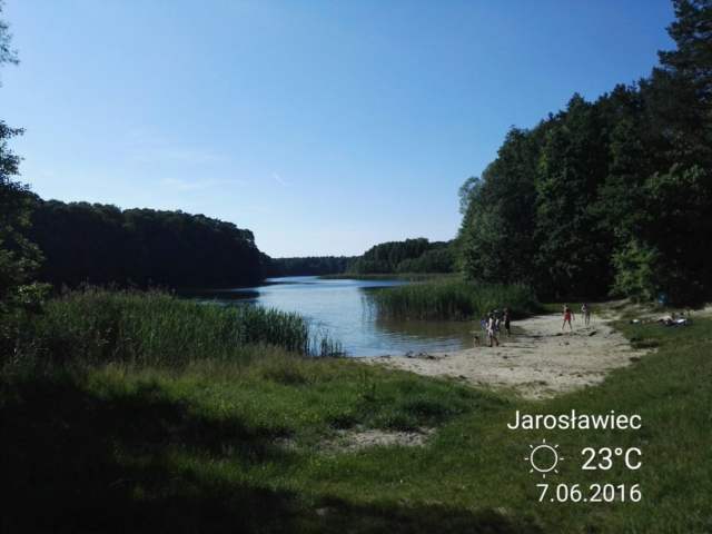 Jezioro Jarosławieckie latem