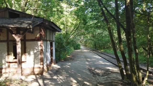Osowa Góra - dawna stacja kolejki wąskotorowej