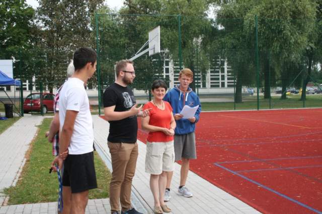 Turniej koszykówki - radni Michalak i Szymczak