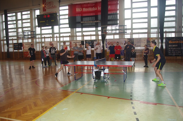 Turniej tenisa w Mosinie - mecz finałowy