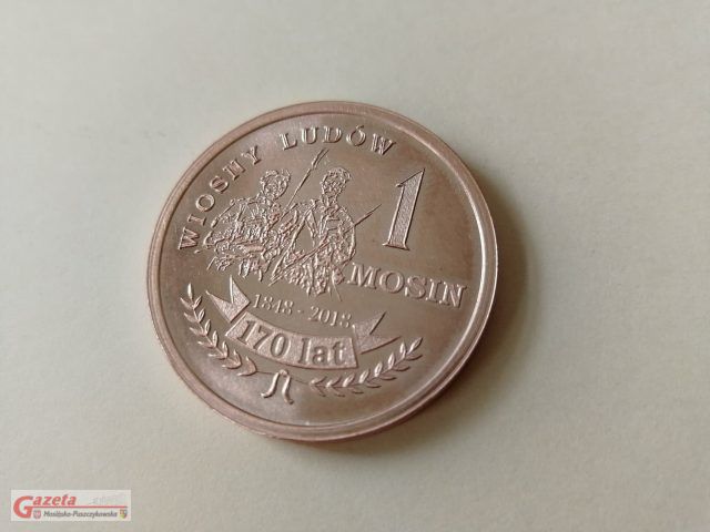 Jeden Mosin (2018r.) - moneta okolicznościowa