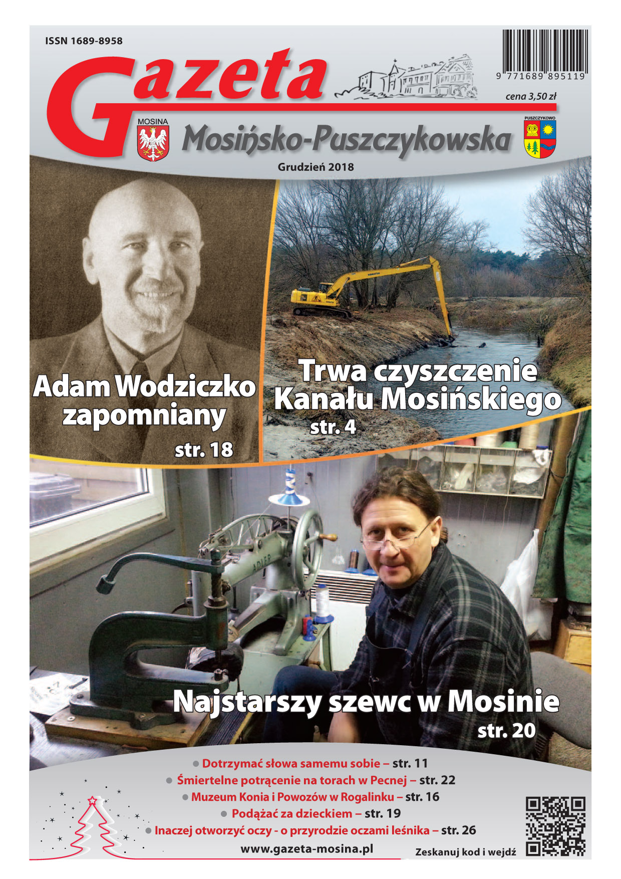 grudniowe wydanie Gazety Mosińsko-Puszczykowskiej 2018