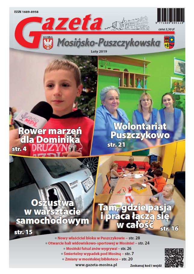 Gazeta Mosińsko-Puszczykowska wydanie Luty 2019