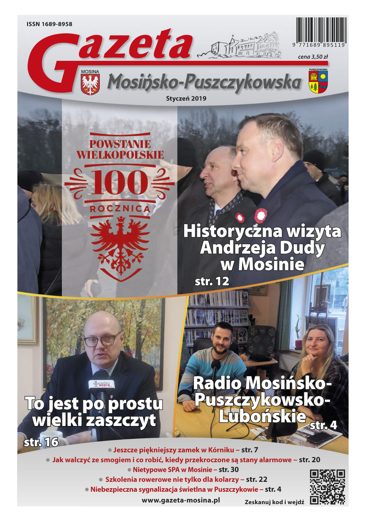 Gazeta Mosińsko-Puszczykowska wydanie Styczeń 2019
