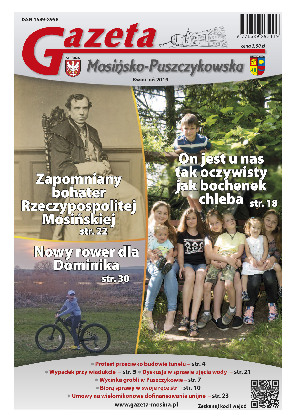 kwietniowe wydanie Gazety Mosińsko-Puszczykowskiej