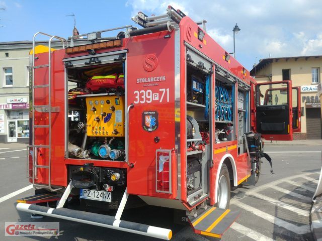 wóż strażacki OSP Pecna podczas Dni Mosiny