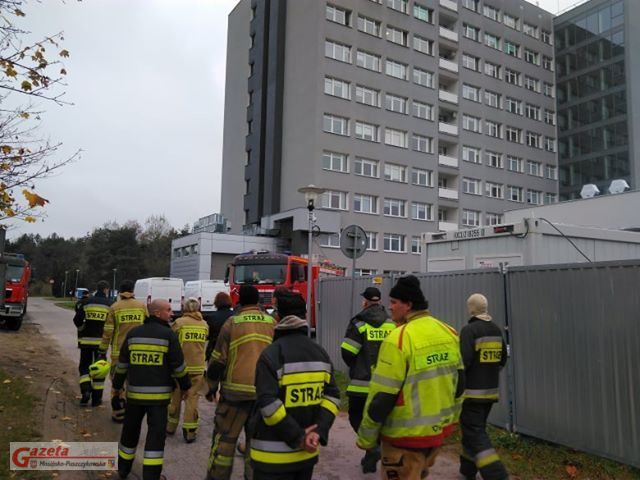 Szpital w Puszczykowie - straż pożarna