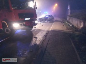 wypadek w Krosinku