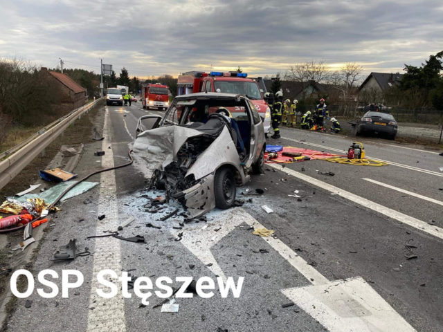Poważny wypadek na DK nr 5 w Rosnówku