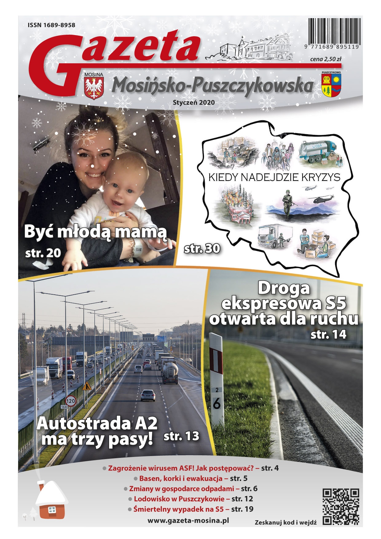 styczniowe wydanie Gazety Mosińsko-Puszczykowskiej