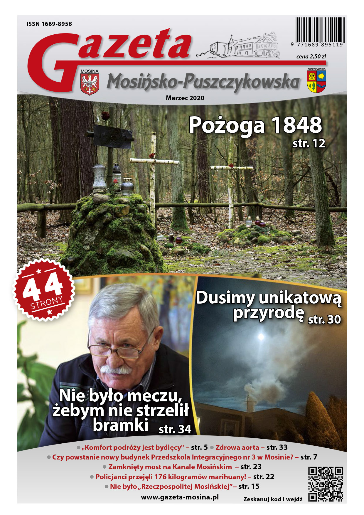 Gazeta Mosińsko-Puszczykowska wydanie Marzec 2020