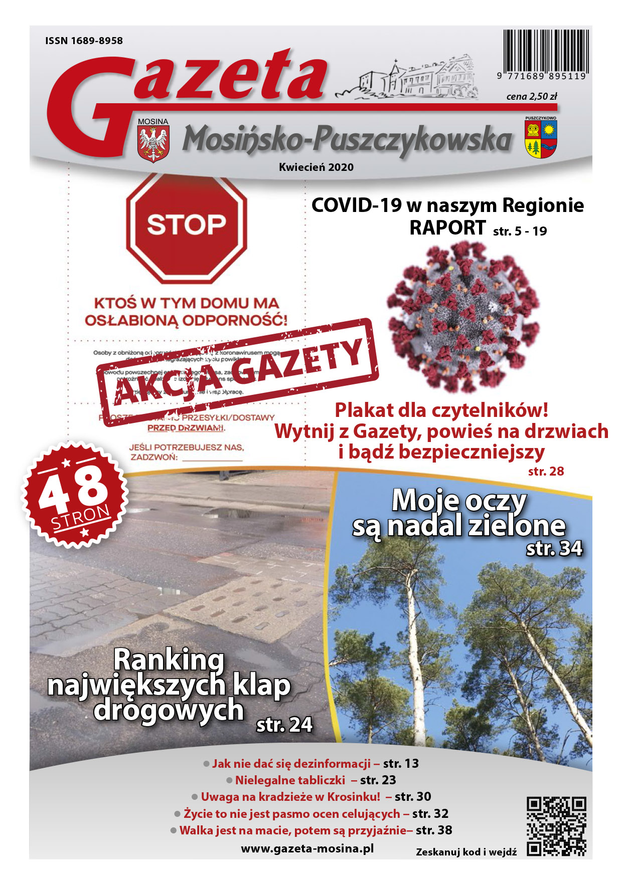 Gazeta Mosińsko-Puszczykowska wydanie Kwiecień 2020