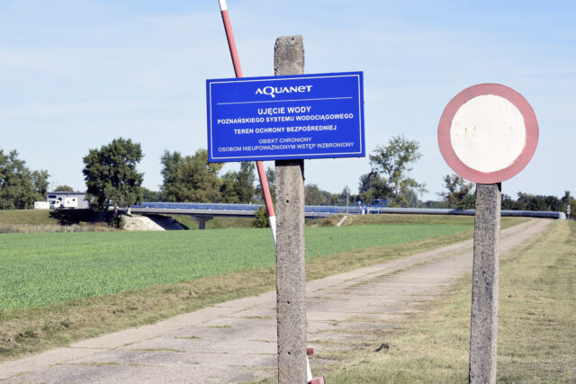 Krajkowo - Ujęcie wody poznańskiego systemu wodociągowego - teren ochrony bezpośredniej