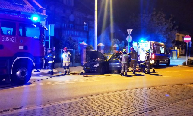 Wypadek na ulicy Sowinieckiej w Mosinie