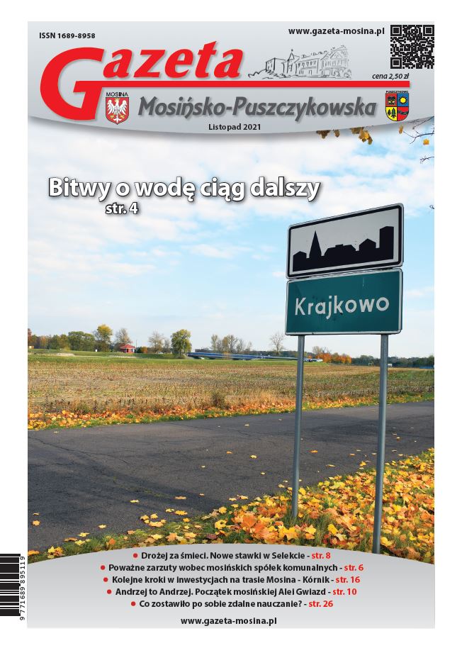 Gazeta Mosińsko-Puszczykowska wydanie Listopad 2021