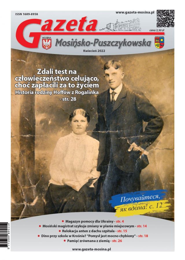 Gazeta Mosińsko-Puszczykowska. Wydanie Kwiecień 2022 (okładka)