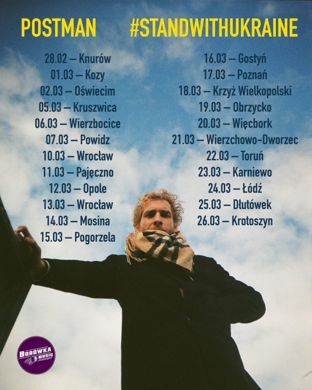 Lista koncertów ukraińskiego muzyka w całej Polsce