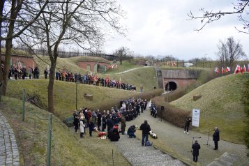 Inauguracja miesiąca pamięci narodowej w Muzeum Martyrologii Wielkopolan - Forcie VII w Poznaniu.