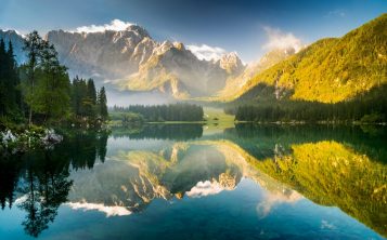 Jezioro górskie w Alpach Julijskich, Laghi di Fusine