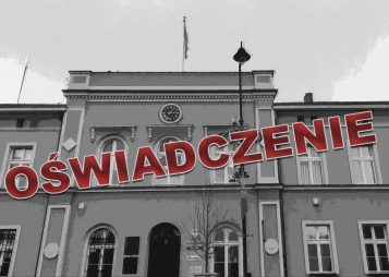 Oświadczenie burmistrza Przemysława Mielocha