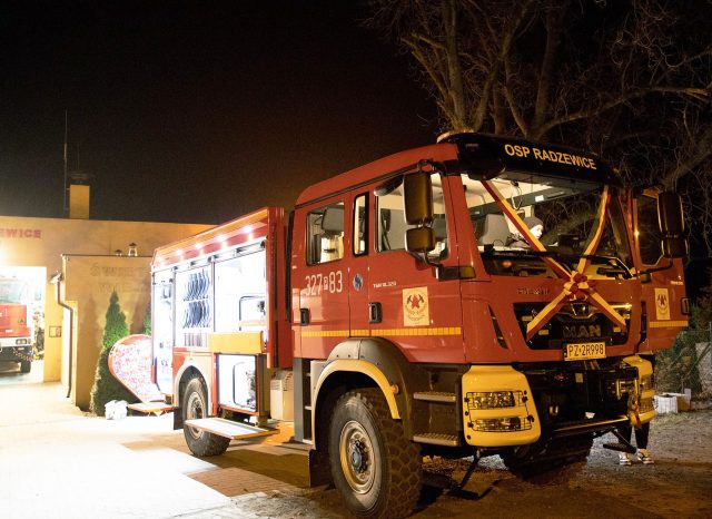 Wóz strażacki GCBA; fot. OSP Radzewice