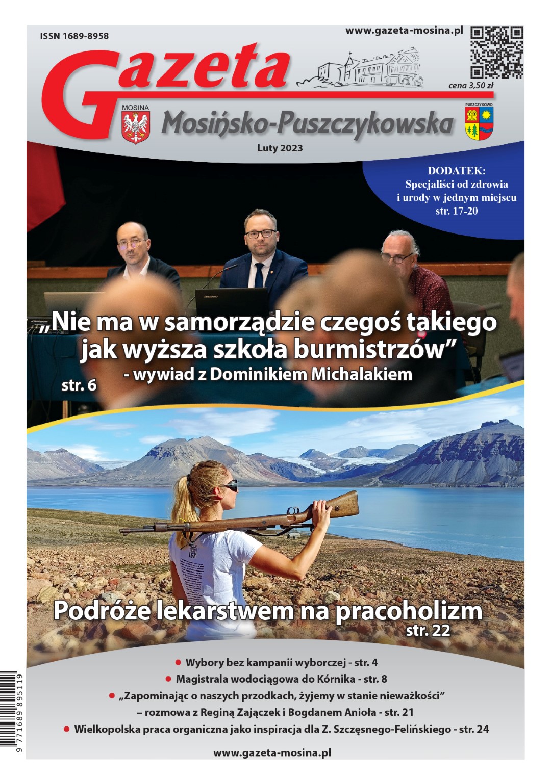 Gazeta Mosińsko-Puszczykowska wydanie Luty 2023 - okładka