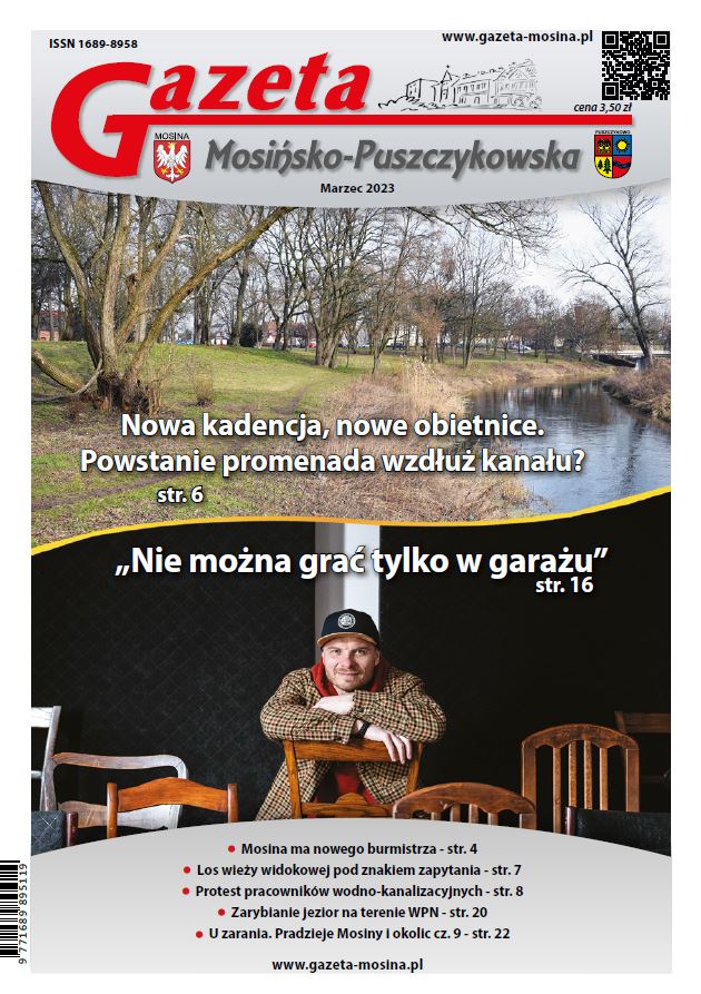 Gazeta Mosińsko-Puszczykowska wydanie Marzec 2023 - okładka