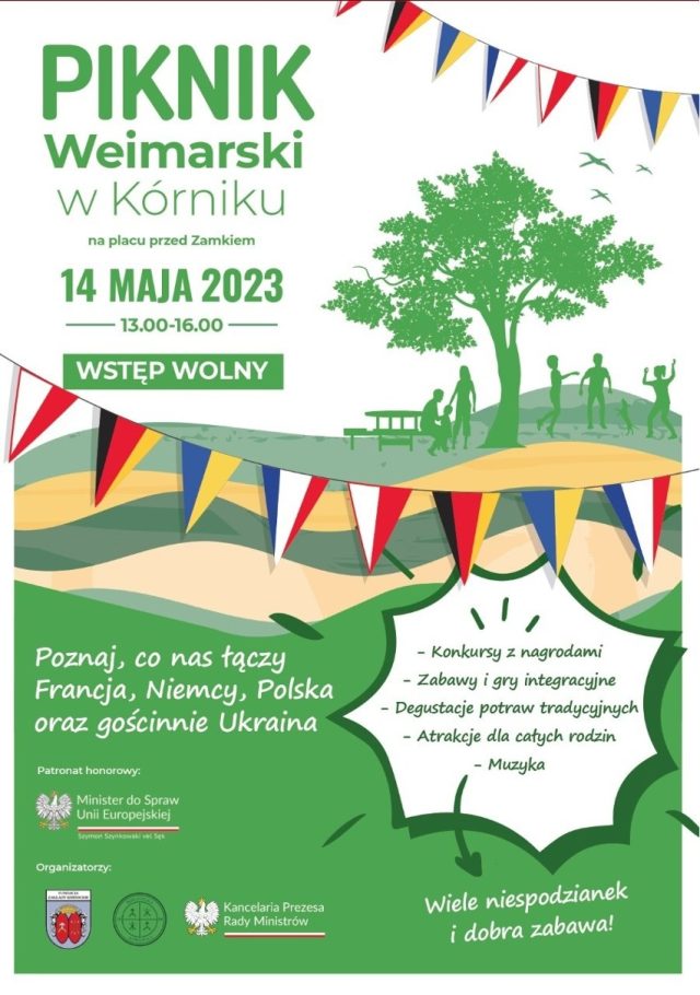 Piknik Weimarski w Kórniku - plakat.