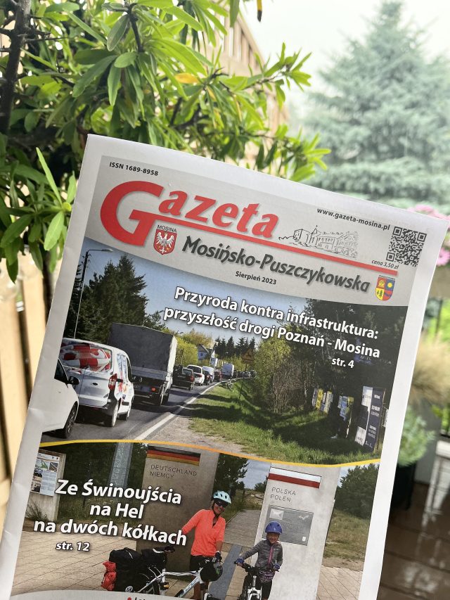 Gazeta Mosińsko - Puszczykowska - sierpień 2023.