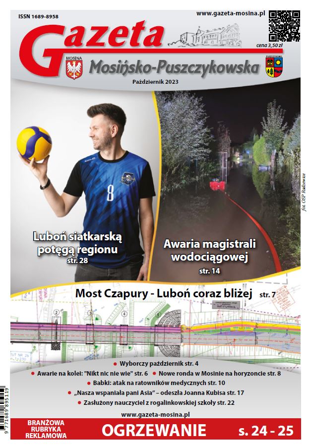 Gazeta Mosińsko-Puszczykowska wydanie Październik 2023 - wydanie pdf