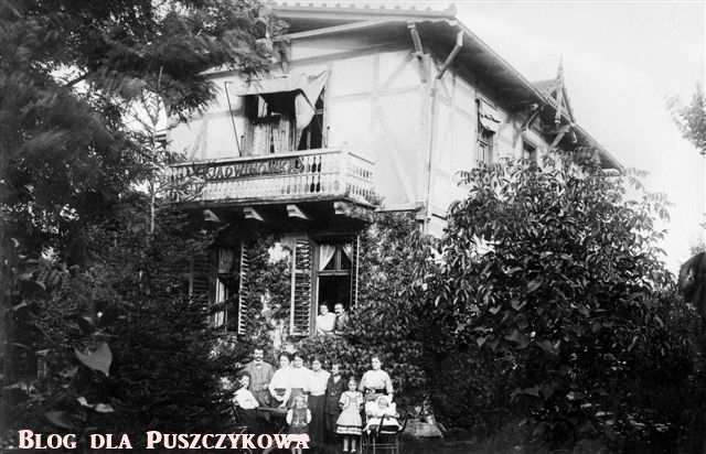 Willa Jadwinówka w Puszczykowie około 1910 roku