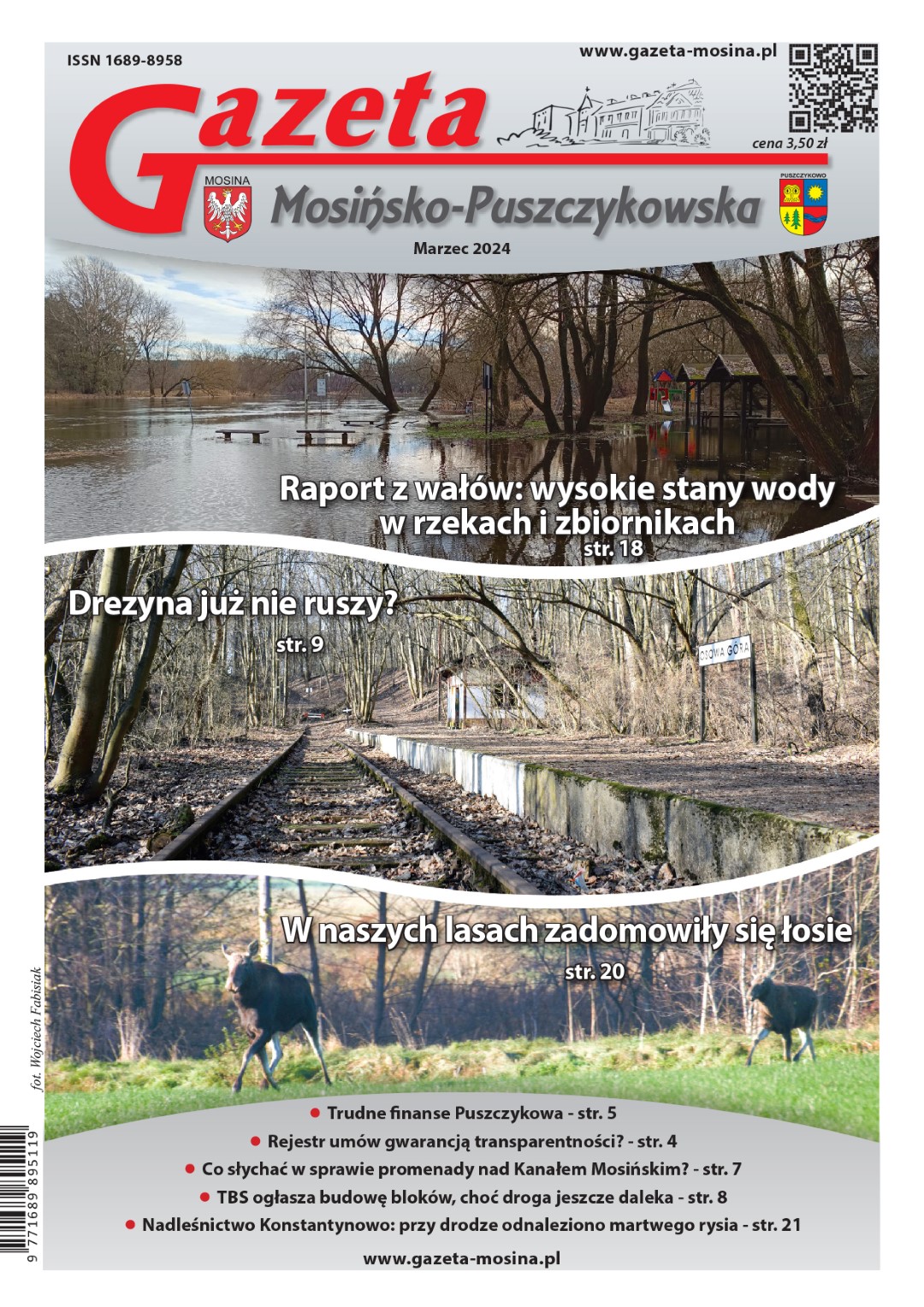 Gazeta Mosińsko-Puszczykowska wydanie Marzec 2024 - okładka