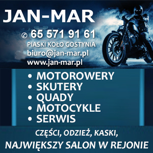 Jan Mar motocykle, skutery, quady - Piaski
