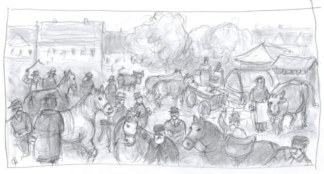 Wyobrażenie XIX-wiecznego jarmarku