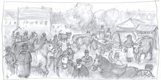 Wyobrażenie XIX-wiecznego jarmarku