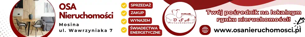 OSA Nieruchomości Mosina - sprzedaż, zakup, wynajem, świadectwa energetyczne