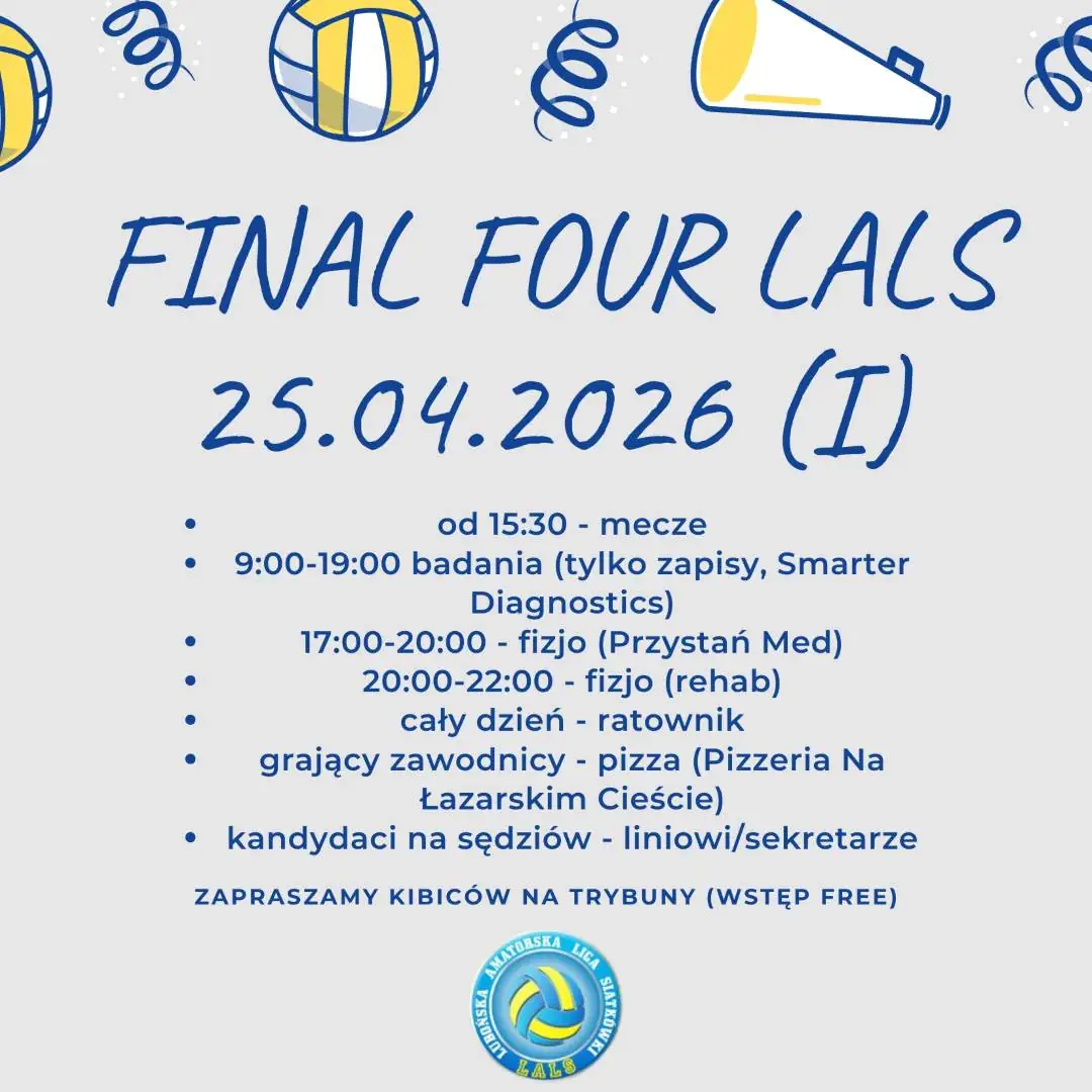 Finały siatkówki LALS w Luboniu. Kto zdobędzie złoto?