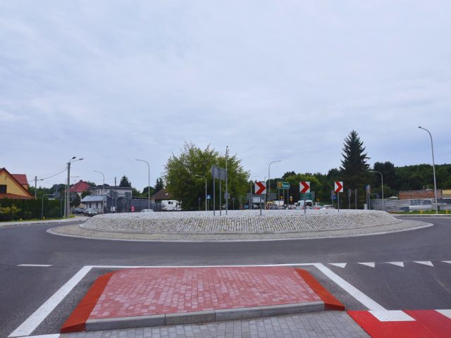 Rondo przy ulicy Mocka w Mosinie (droga wojewódzka nr 431)